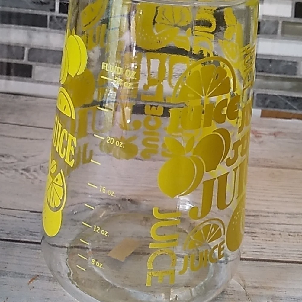 Vintage Procter and Gamble coffee juice lemonade carafe glass pitcher